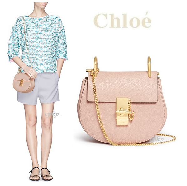 2015新作 クロエスーパーコピー Chloe【Drew】チェーンバック CEMENT PINK 3S1032-944 B59